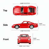 Auto Porsche 959 Escala 1:60 - Welly - Toyng Chile