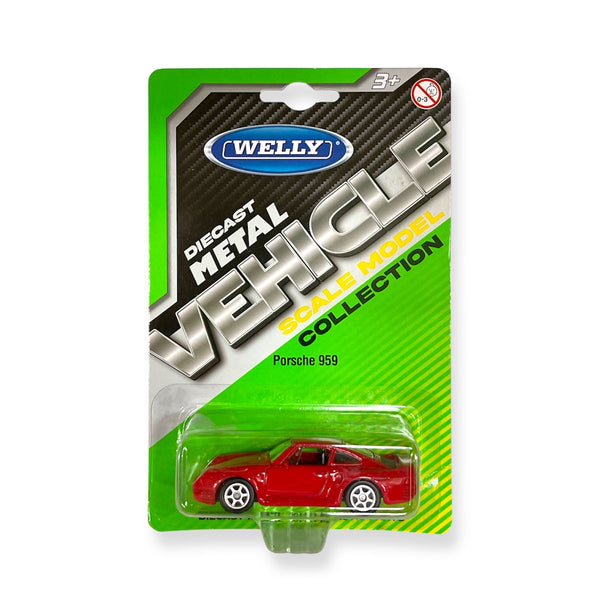 Auto Porsche 959 Escala 1:60 - Welly - Toyng Chile