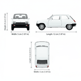 Auto Renault 5 Escala 1:34:39 - Welly - Toyng Chile