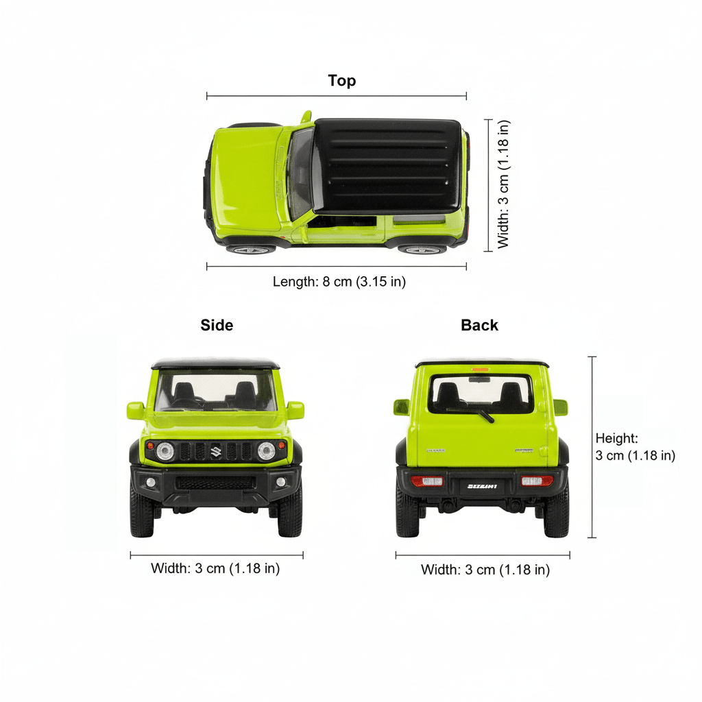 Auto Suzuki Jimmy Escala 1:60 - Welly - Toyng Chile