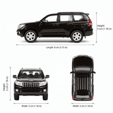 Auto Toyota Land Cruiser Prado Escala 1:60 - Welly - Toyng Chile