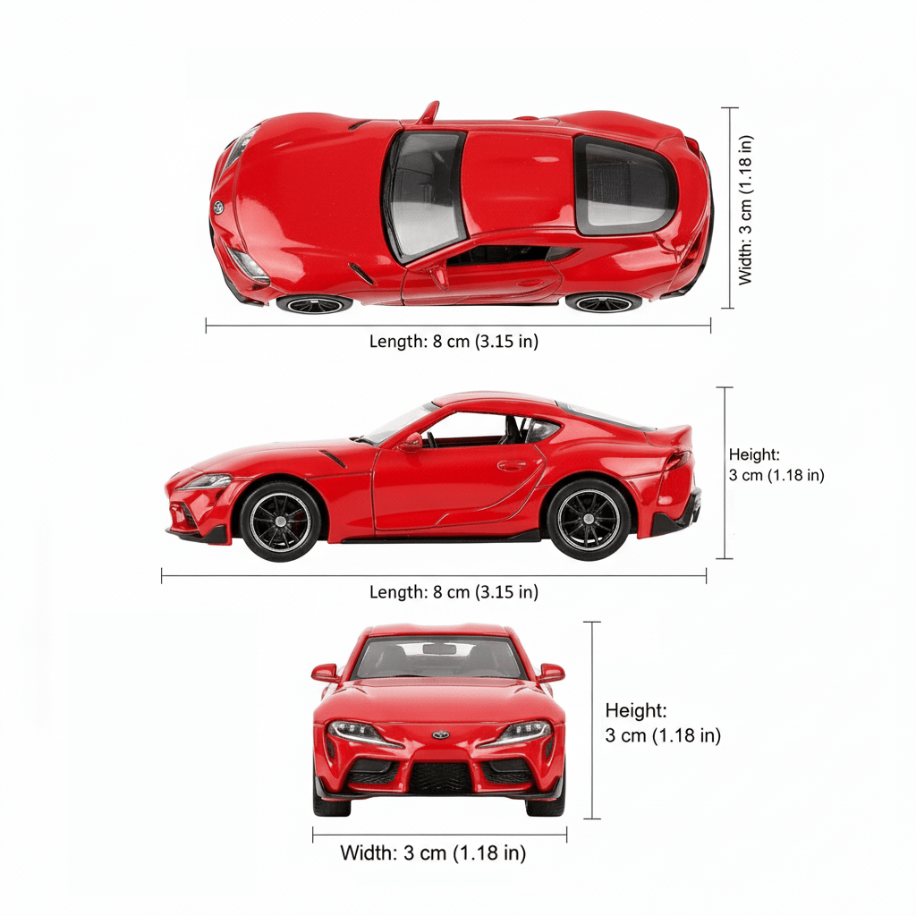 Auto Toyota Supra Escala 1:60 - Welly – Toyng Chile
