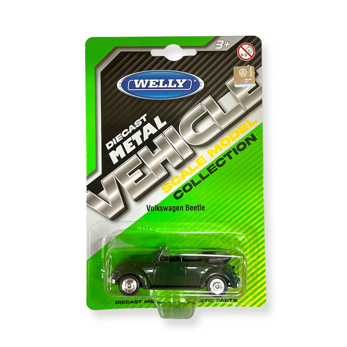 Auto Volkswagen Beetle (Convertible) Escala 1:60 - Welly - Toyng Chile