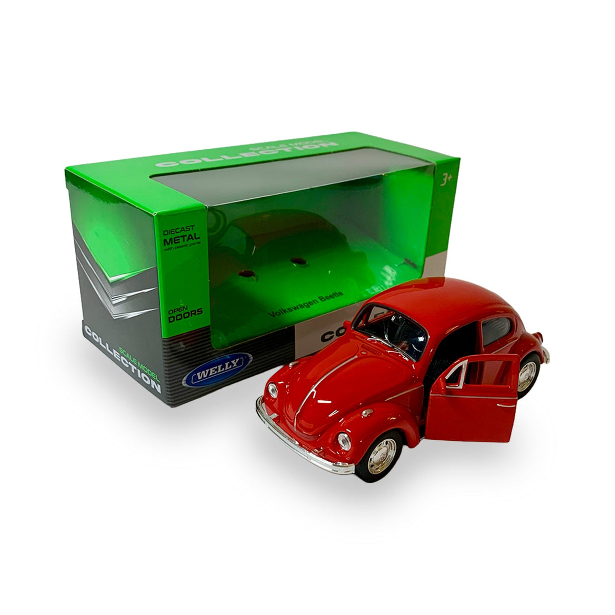 Auto Volkswagen Beetle Escala 1:34:39 - Welly - Toyng Chile