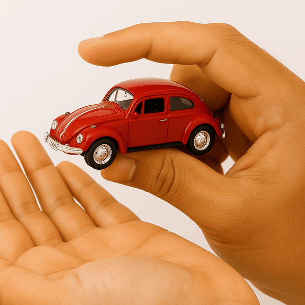 Auto Volkswagen Beetle Escala 1:60 - Welly - Toyng Chile