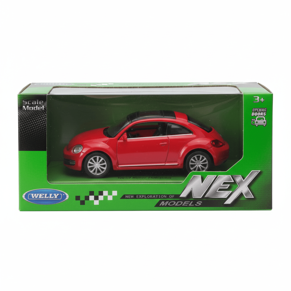 Auto Volkswagen The Beetle Escala 1:34:39 - Welly - Toyng Chile