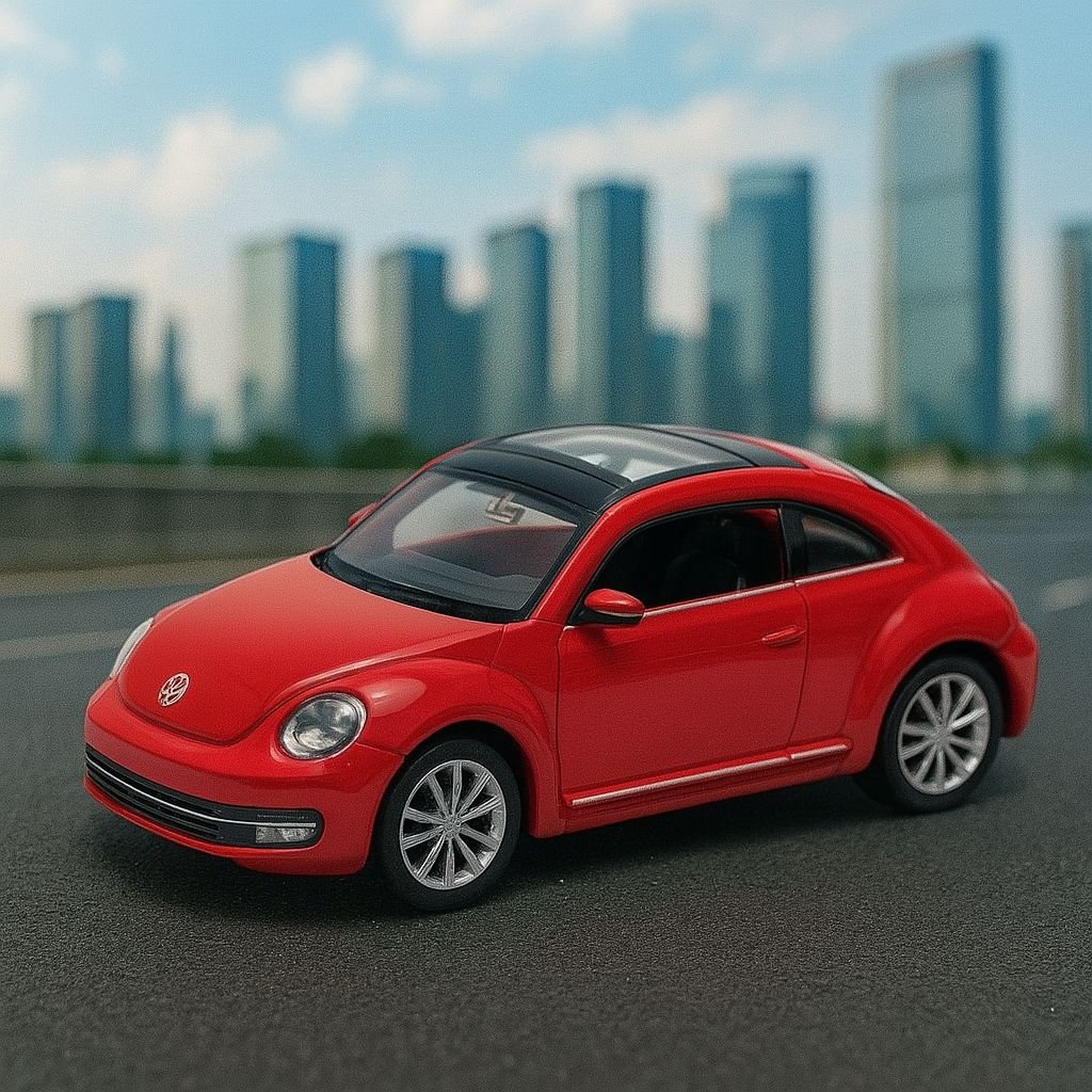 Auto Volkswagen The Beetle Escala 1:43 - Welly - Toyng Chile