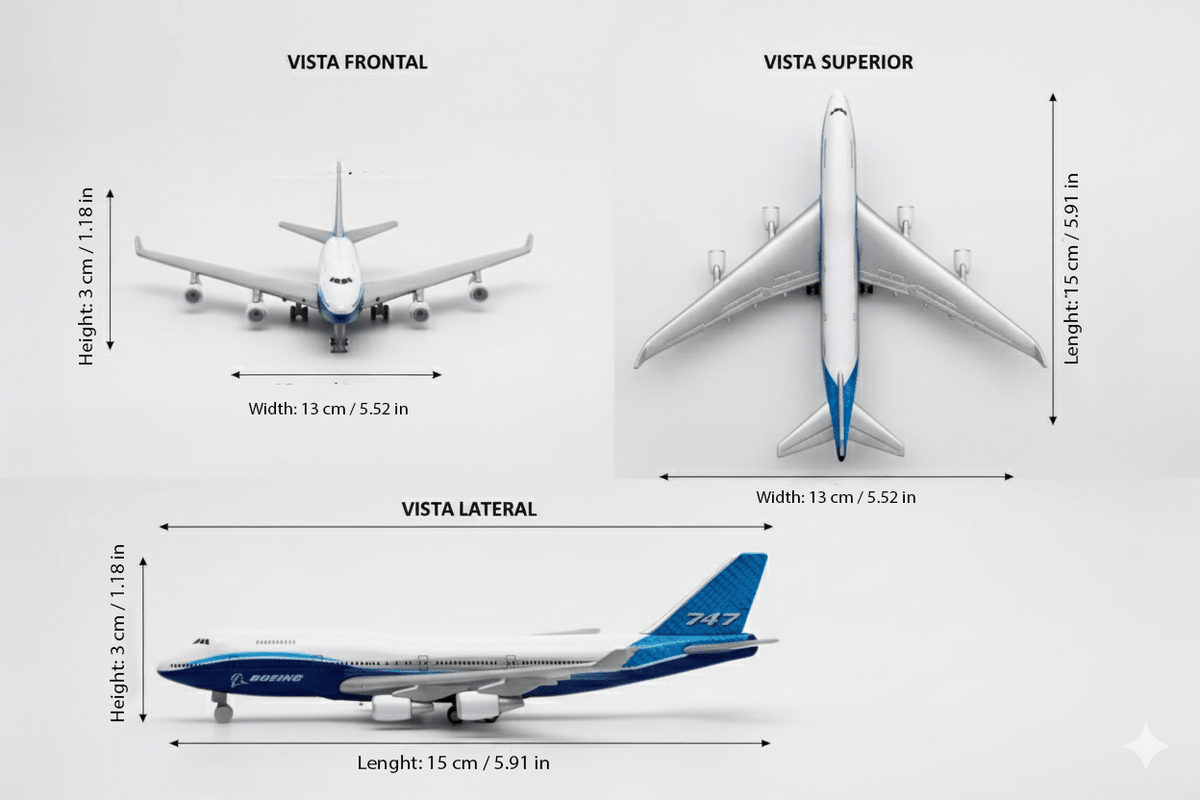 Avión Aviation Airways Boeing B747 - Welly - Toyng Chile