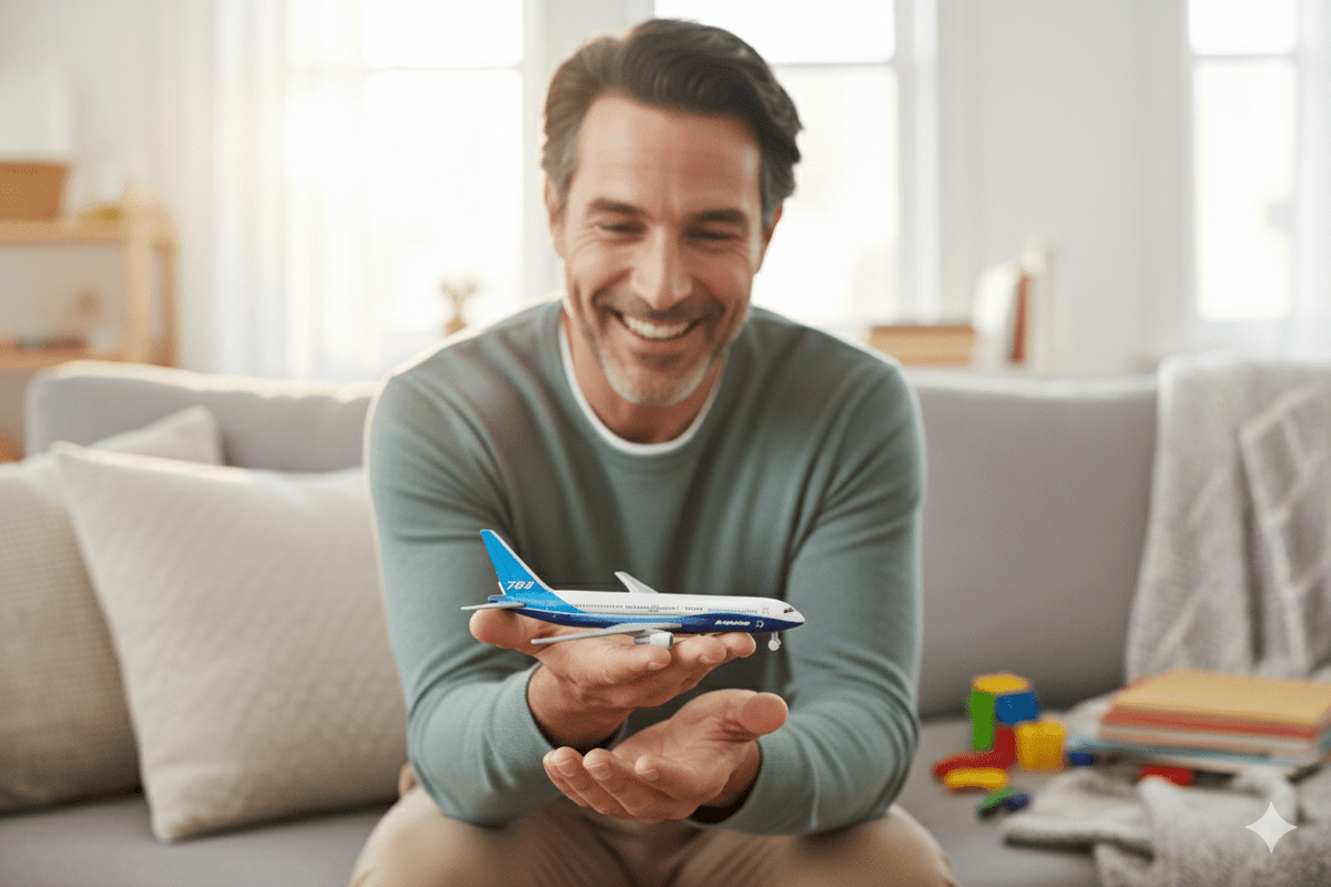 Avión Boeing 787 - Welly - Toyng Chile