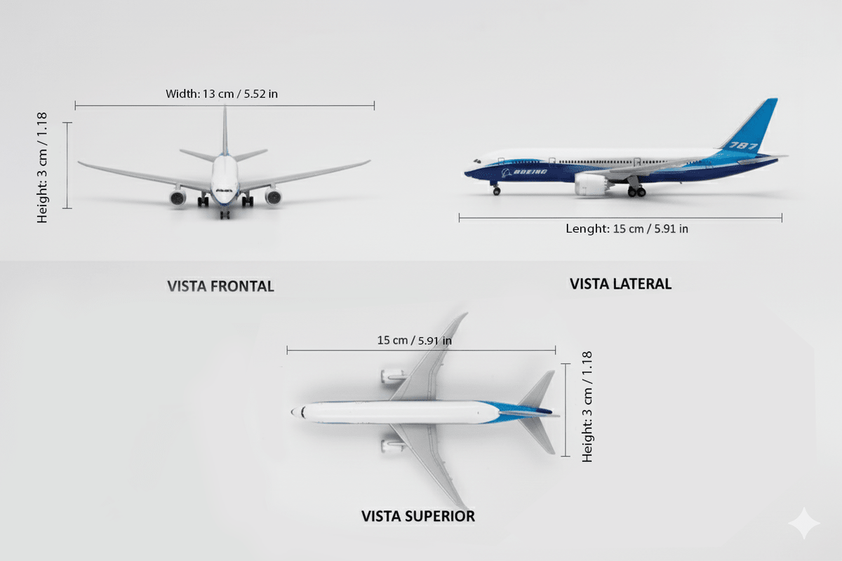 Avión Boeing 787 - Welly - Toyng Chile