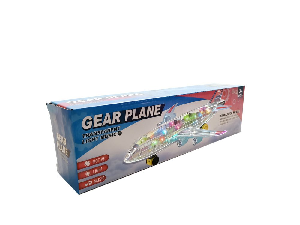 Avión Transparente con Luces y Música – Toyng - Toyng Chile