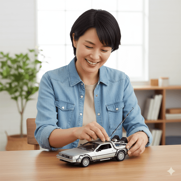 Back To The Future I Delorean Escala 1:24 - Welly - Toyng Chile