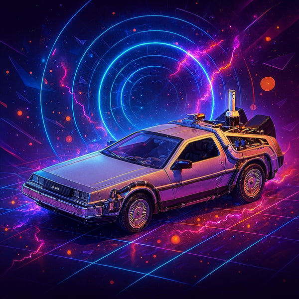 Back To The Future II Delorean Escala 1:24 - Welly - Toyng Chile