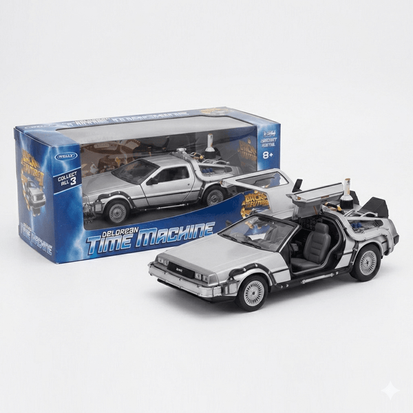 Back To The Future II Delorean Escala 1:24 - Welly - Toyng Chile