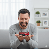 Bus Mercedes Benz MB 0 404 DD Escala 1:64 - Welly - Toyng Chile