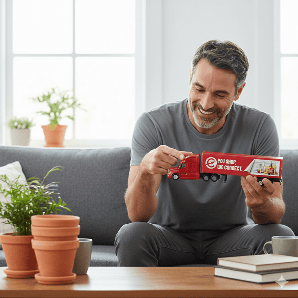 Camión Freightliner Tractor Trailer Escala 1:64 - Welly - Toyng Chile