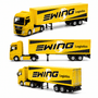 Camión MAN TGX XXL Logging Trailer Escala 1:64 - Welly - Toyng Chile