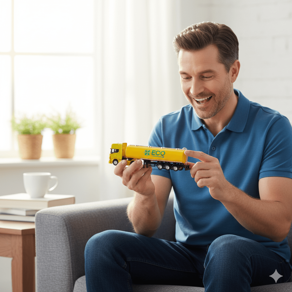 Camión Scania Logging Trailer Amarillo Escala 1:64 - Welly - Toyng Chile