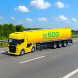 Camión Scania Logging Trailer Amarillo Escala 1:64 - Welly - Toyng Chile