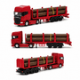 Camión Scania Logging Trailer Burdeo Escala 1:64 - Welly - Toyng Chile