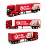 Camión Scania Logging Trailer Rojo Escala 1:64 - Welly - Toyng Chile
