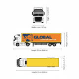 Camión Volvo Tractor Trailer Escala 1:64 - Welly - Toyng Chile