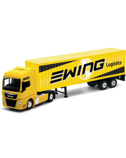 Camión MAN TGX XXL Logging Trailer Escala 1:64 - Welly