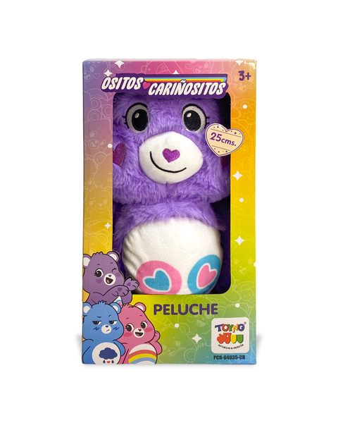 Peluche Generosita Morado 25 Cm en Caja - Ositos Cariñositos