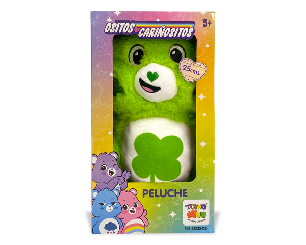 Peluche Revoltosito Verde 25 Cm en Caja - Ositos Cariñositos