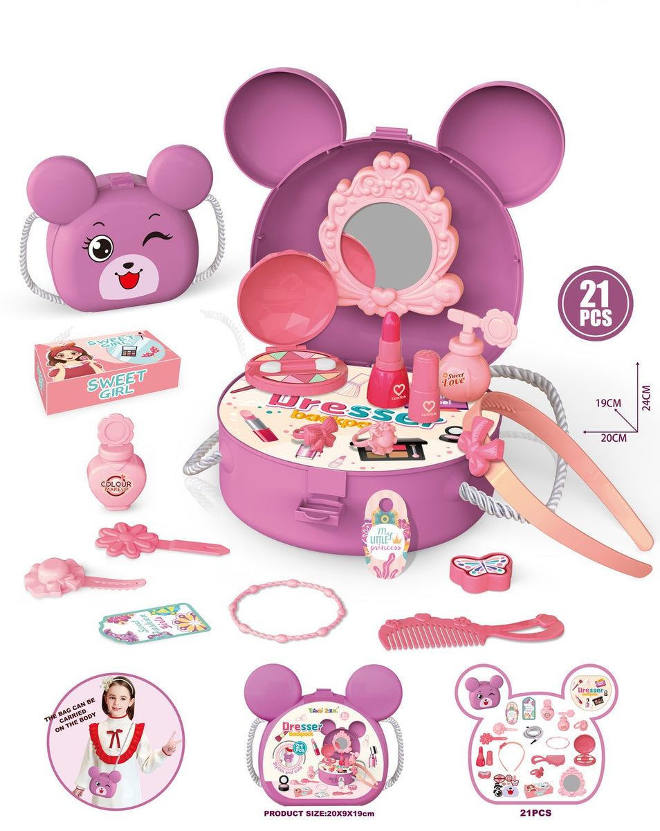 Cartera Infantil de Osita + Accesorios de Belleza – Toyng - Toyng Chile