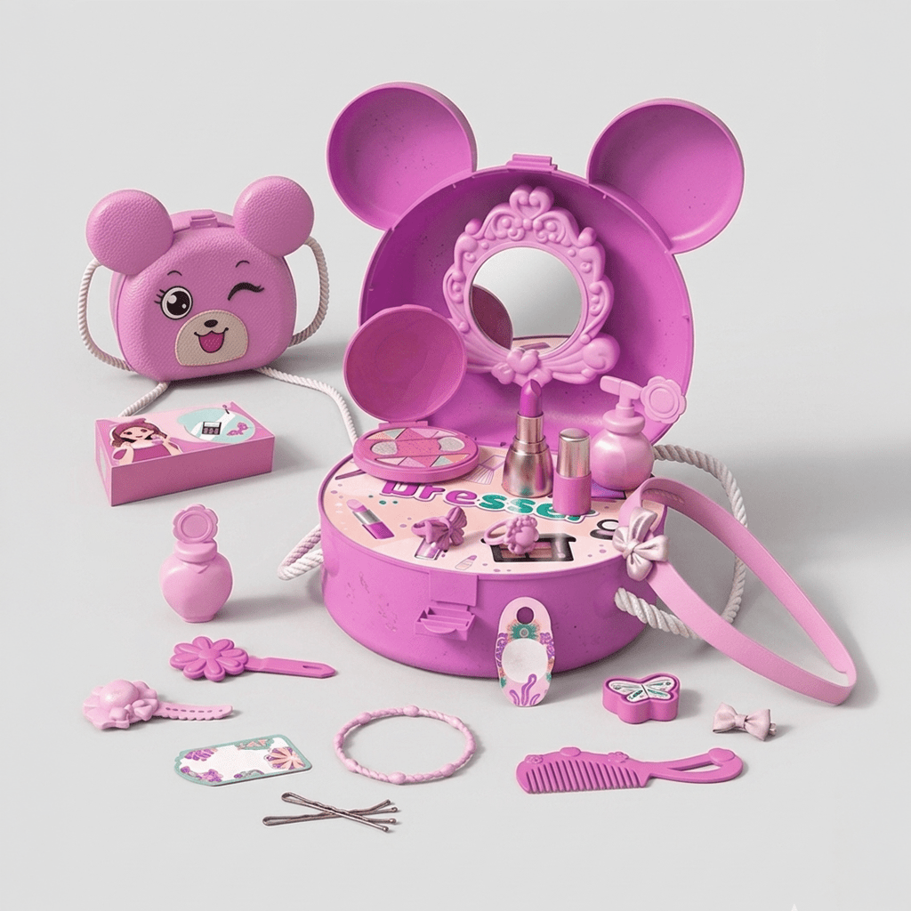 Cartera Infantil de Osita + Accesorios de Belleza – Toyng - Toyng Chile