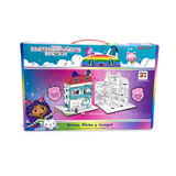 Casa para Armar, Pintar y Jugar (Chica) – Gabby’s Dollhouse - Toyng Chile