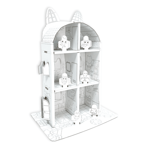 Casa para Armar, Pintar y Jugar (Chica) – Gabby’s Dollhouse - Toyng Chile