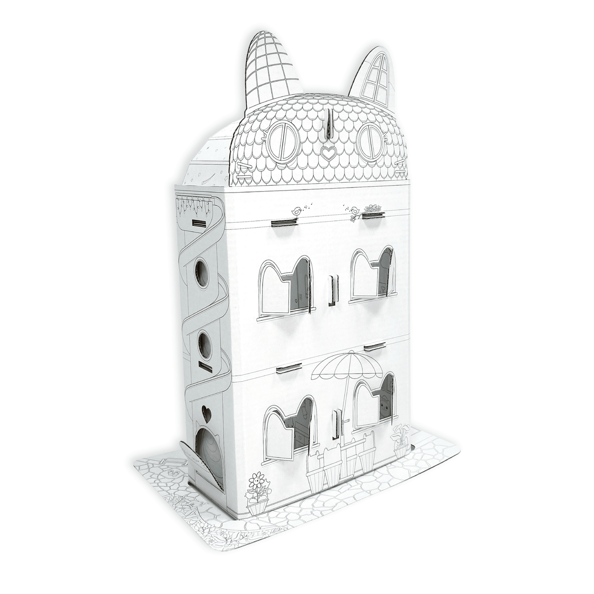 Casa para Armar, Pintar y Jugar (Chica) – Gabby’s Dollhouse - Toyng Chile