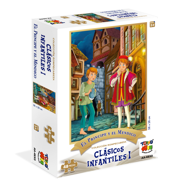Puzzle 48 Pcs - El Principe Y El Mendigo