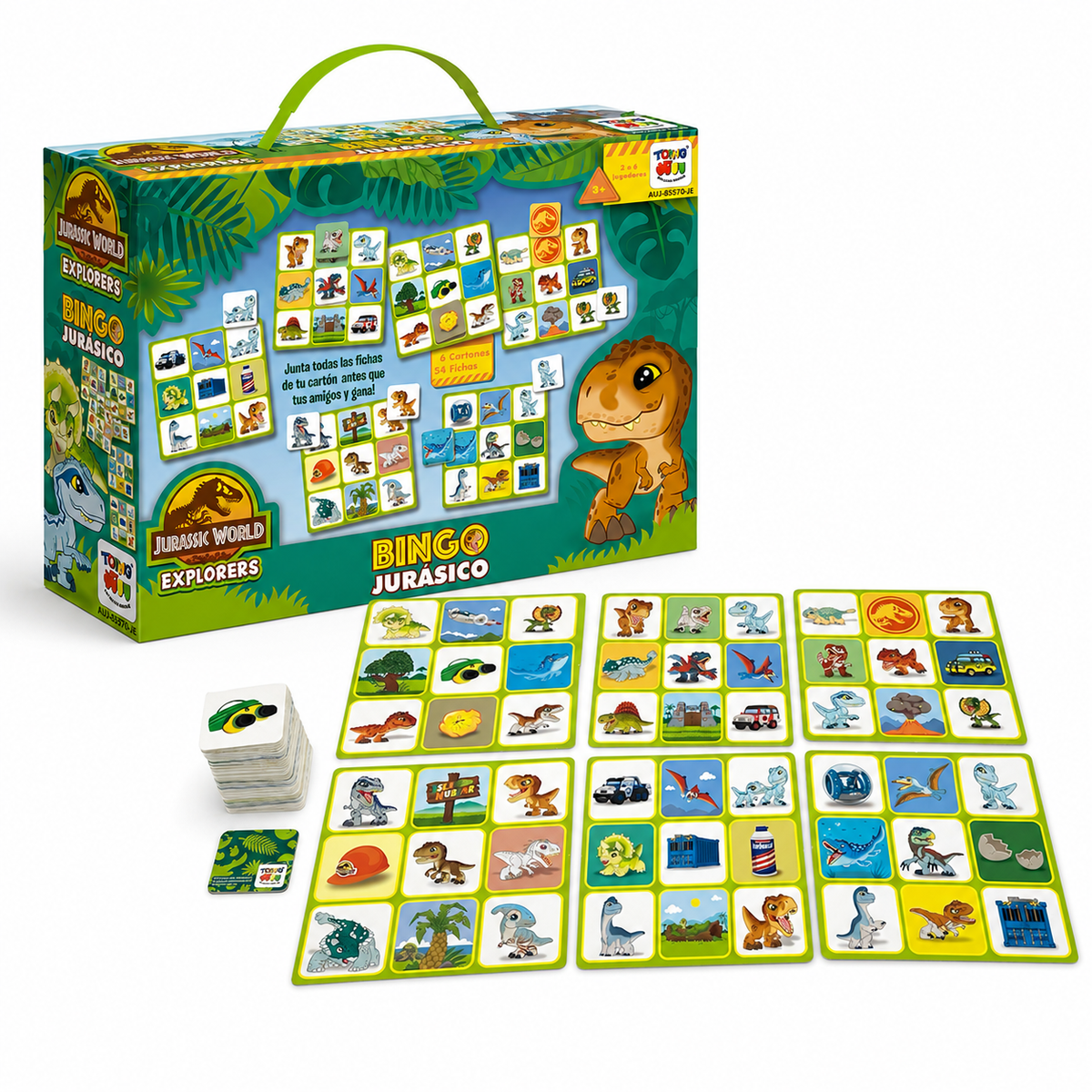 Juego de Mesa Bingo - Jurassic Explorer