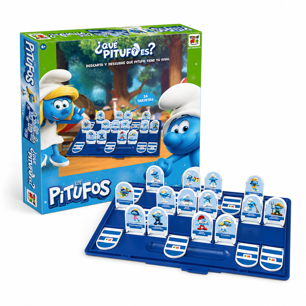 Juego de Mesa Qué Pitufo Es - Los Pitufos