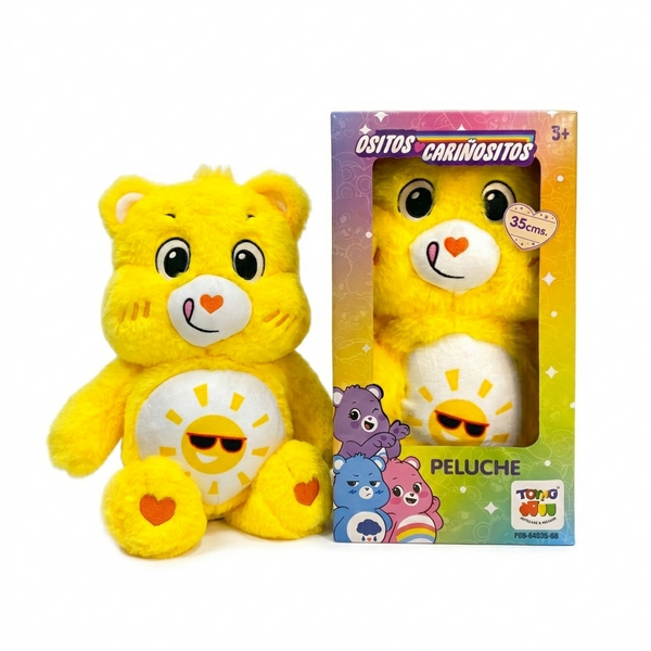 Peluche Divertosito Amarillo 35 Cm - Ositos Cariñositos