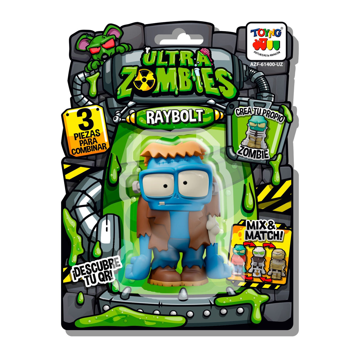 Figura Raybolt - Ultra Zombies - Toyng Chile