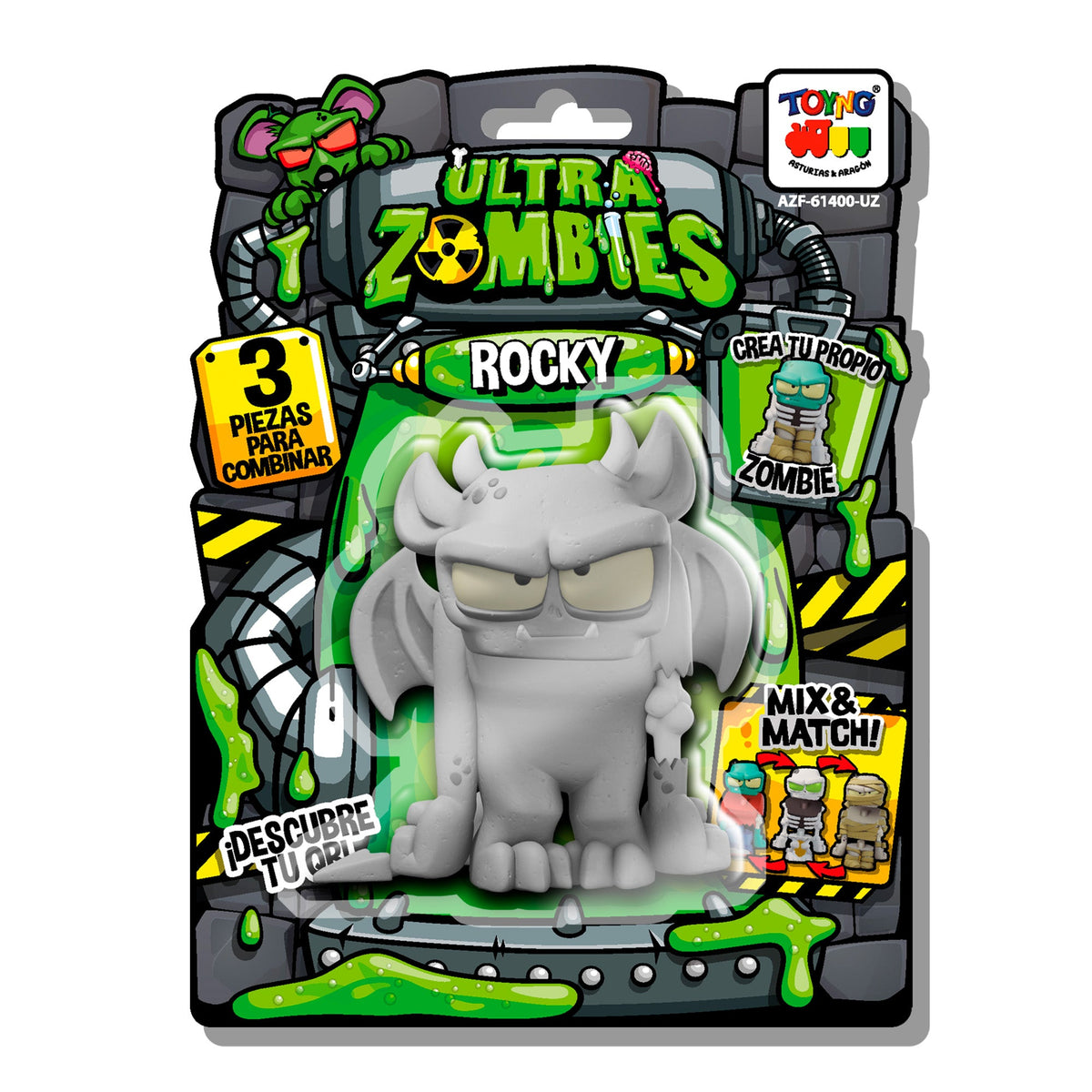 Figura Rocky - Ultra Zombies - Toyng Chile