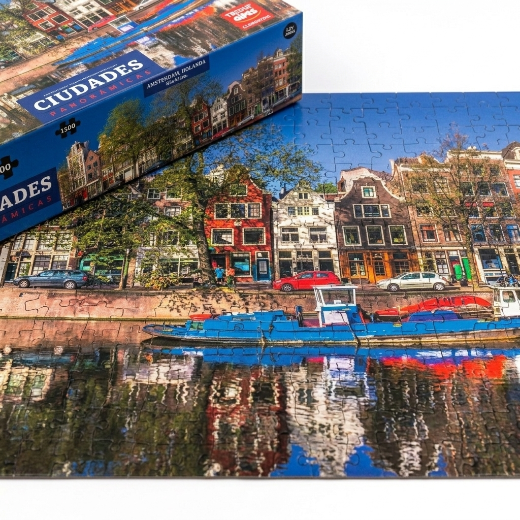 Puzzle Amsterdam Panorámico (1500 Piezas) - Toyng
