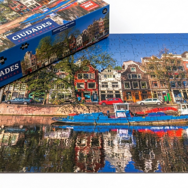 Puzzle Amsterdam Panorámico (1500 Piezas) - Toyng