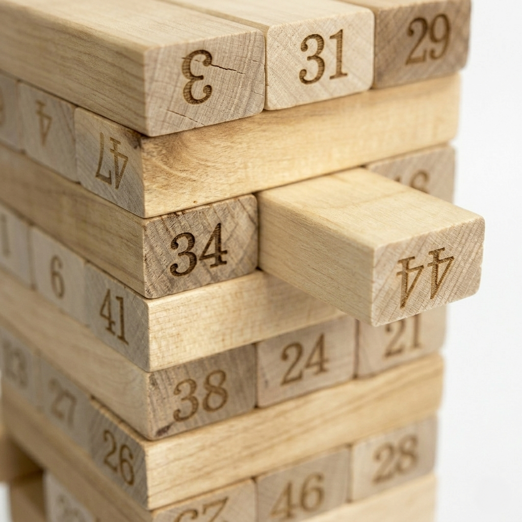 Juego de Mesa Torre 54 Piezas Natural - Toyng