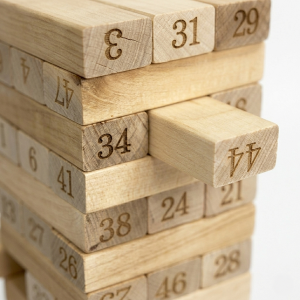 Juego de Mesa Torre 54 Piezas Natural - Toyng