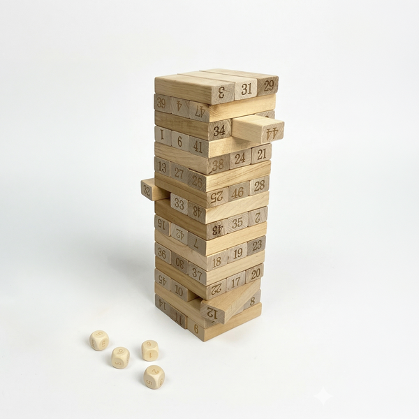 Juego de Mesa Torre 54 Piezas Natural - Toyng