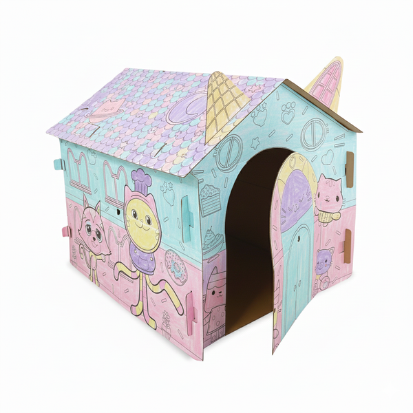 Casa para Armar, Pintar y Jugar (Grande) – Gabby’s Dollhouse