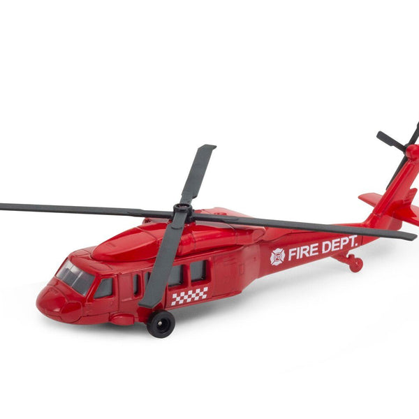 Helicoptero Black Hawk Helicoptor (Fire) - Welly - Toyng Chile