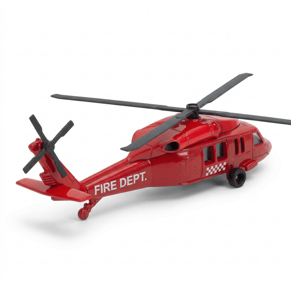 Helicoptero Black Hawk Helicoptor (Fire) - Welly - Toyng Chile