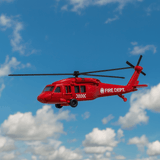 Helicoptero Blackwom Rojo - Welly - Toyng Chile