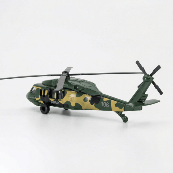 Helicoptero Blackwom Verde - Welly - Toyng Chile